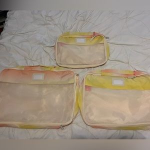CalPak 3 in 1 Packing Cube travel bags, NEVER USED, sorbet color